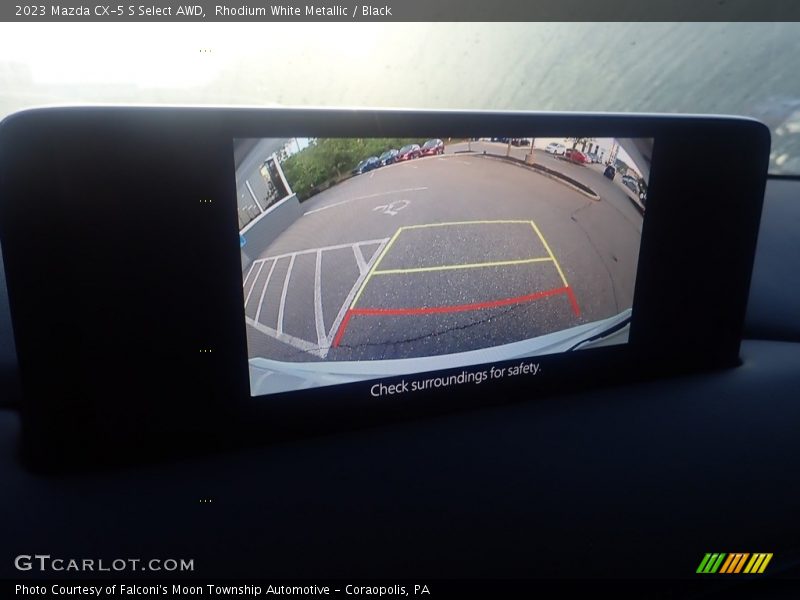 Rhodium White Metallic / Black 2023 Mazda CX-5 S Select AWD