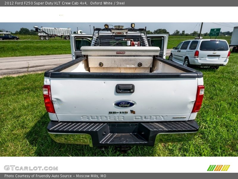 Oxford White / Steel 2012 Ford F250 Super Duty XLT Crew Cab 4x4