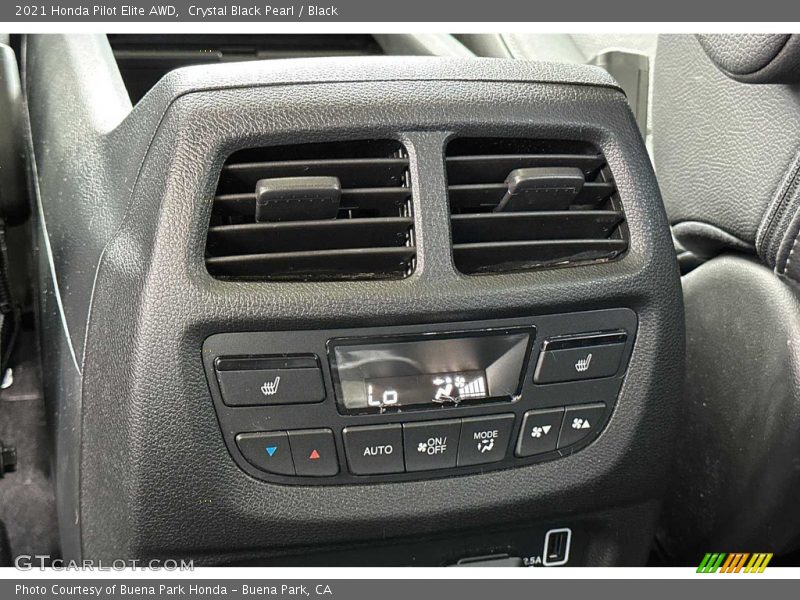 Crystal Black Pearl / Black 2021 Honda Pilot Elite AWD