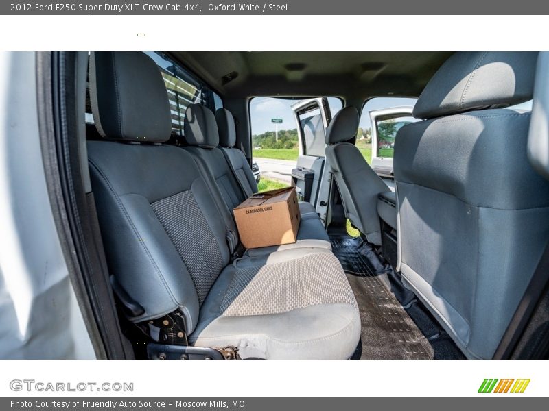 Oxford White / Steel 2012 Ford F250 Super Duty XLT Crew Cab 4x4