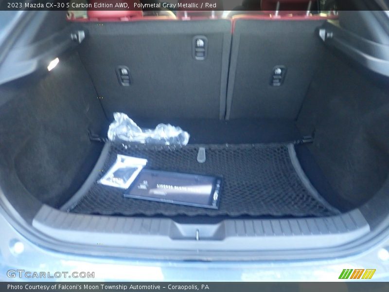 Polymetal Gray Metallic / Red 2023 Mazda CX-30 S Carbon Edition AWD
