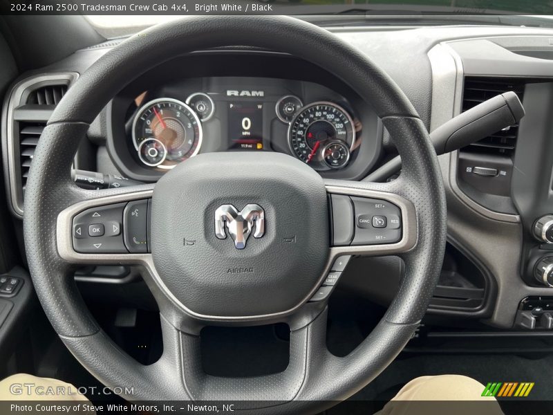 Bright White / Black 2024 Ram 2500 Tradesman Crew Cab 4x4