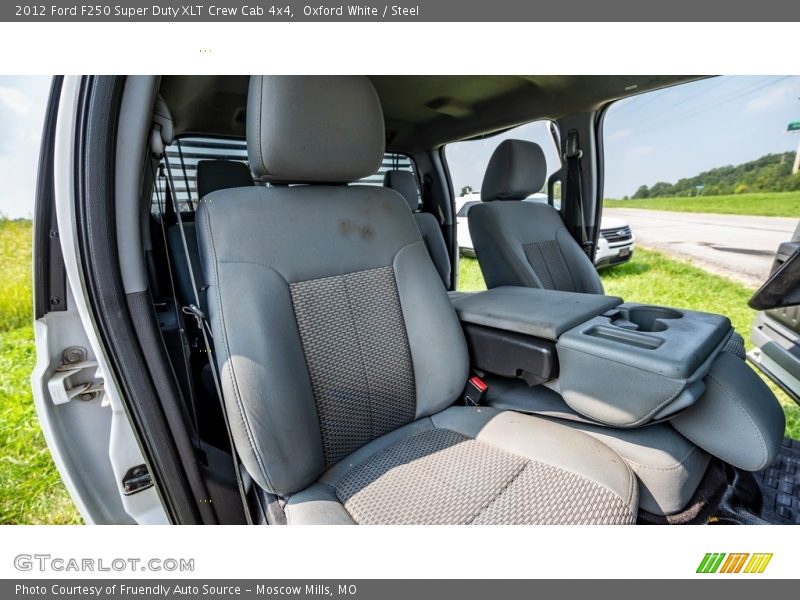 Oxford White / Steel 2012 Ford F250 Super Duty XLT Crew Cab 4x4