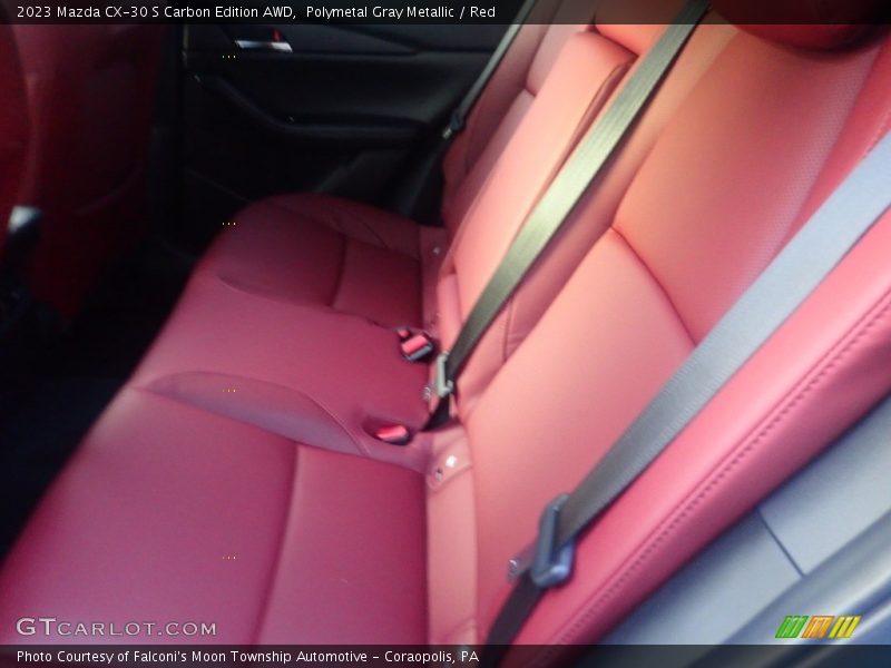 Polymetal Gray Metallic / Red 2023 Mazda CX-30 S Carbon Edition AWD