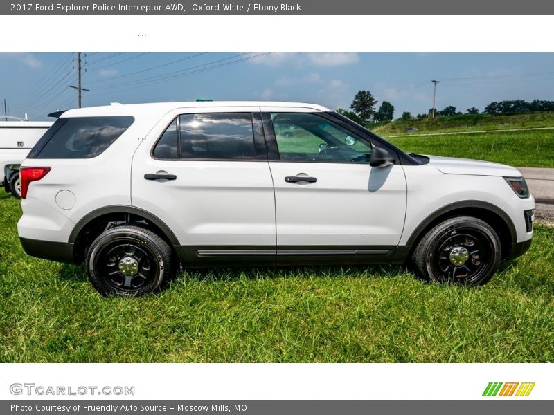 Oxford White / Ebony Black 2017 Ford Explorer Police Interceptor AWD