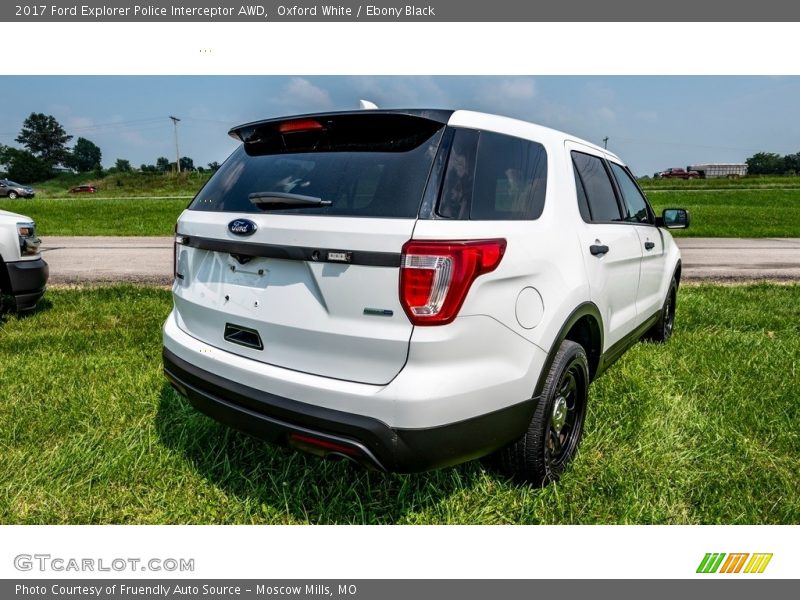 Oxford White / Ebony Black 2017 Ford Explorer Police Interceptor AWD