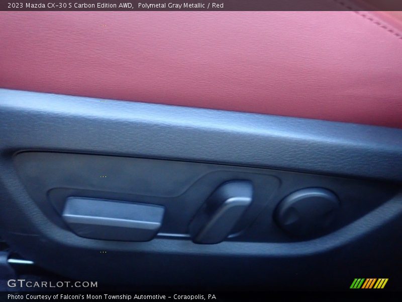 Polymetal Gray Metallic / Red 2023 Mazda CX-30 S Carbon Edition AWD