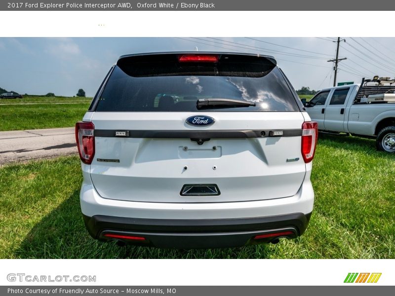 Oxford White / Ebony Black 2017 Ford Explorer Police Interceptor AWD