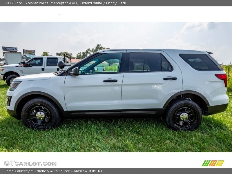 Oxford White / Ebony Black 2017 Ford Explorer Police Interceptor AWD