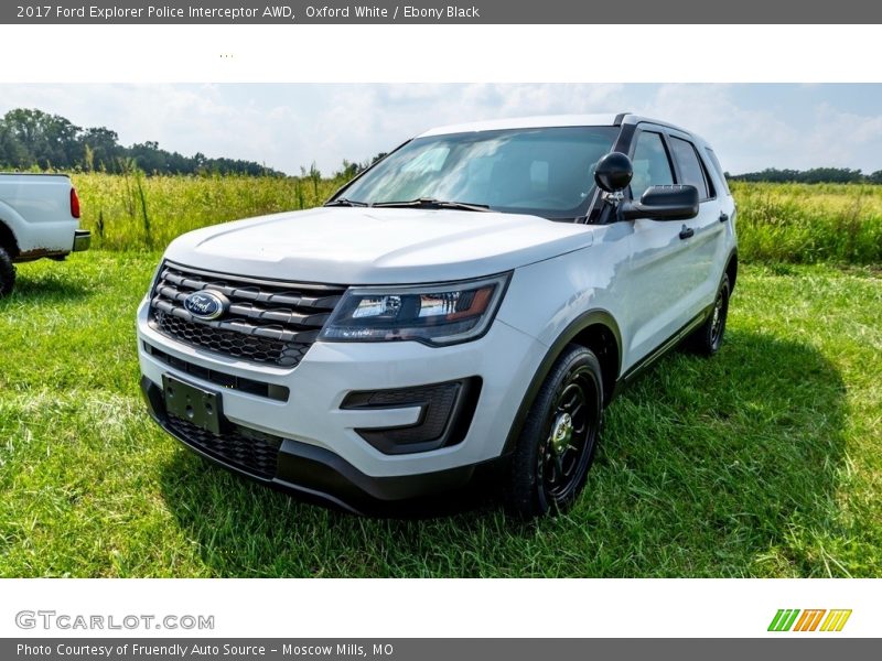 Oxford White / Ebony Black 2017 Ford Explorer Police Interceptor AWD