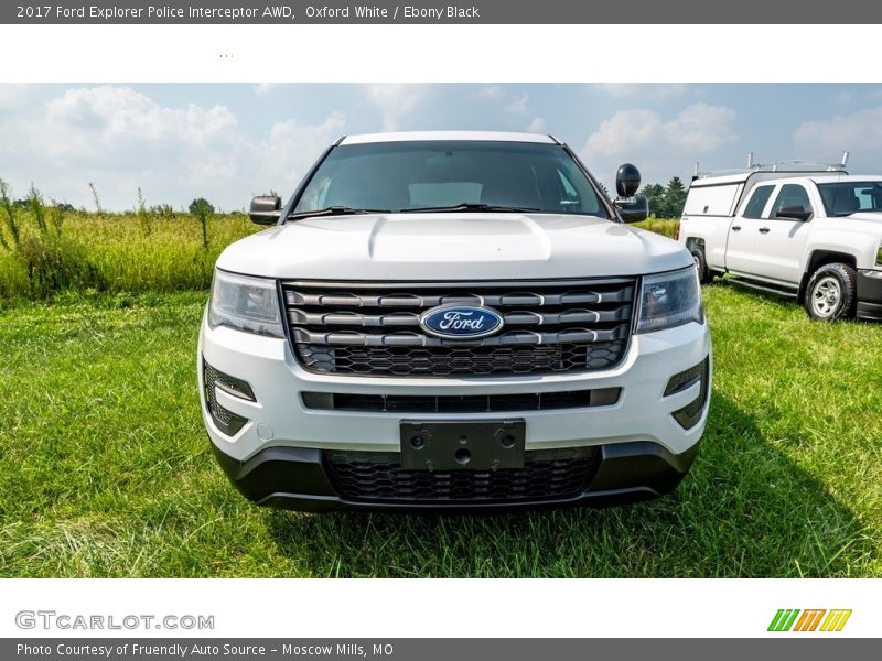 Oxford White / Ebony Black 2017 Ford Explorer Police Interceptor AWD
