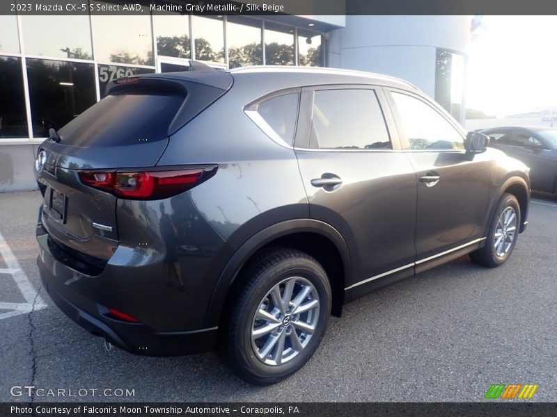 Machine Gray Metallic / Silk Beige 2023 Mazda CX-5 S Select AWD