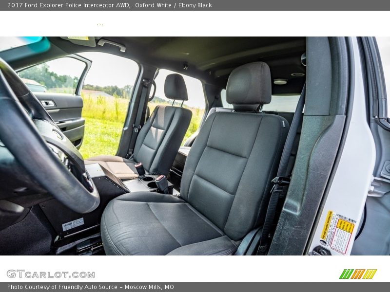 Oxford White / Ebony Black 2017 Ford Explorer Police Interceptor AWD