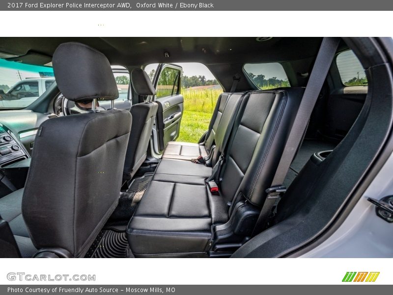 Oxford White / Ebony Black 2017 Ford Explorer Police Interceptor AWD