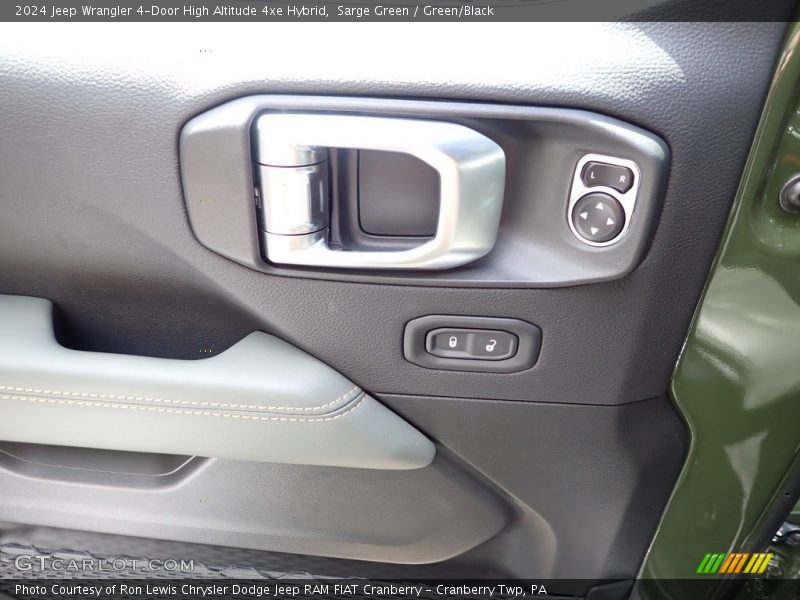 Sarge Green / Green/Black 2024 Jeep Wrangler 4-Door High Altitude 4xe Hybrid
