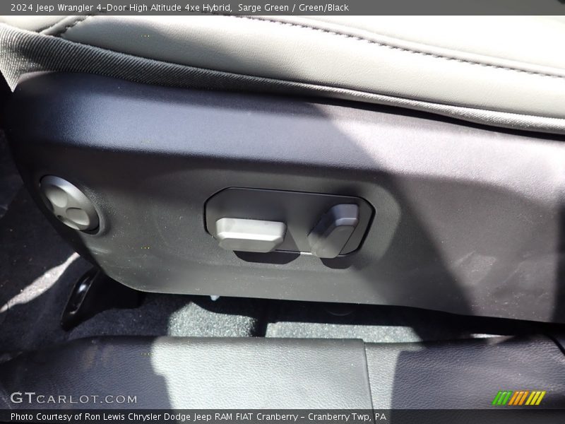Sarge Green / Green/Black 2024 Jeep Wrangler 4-Door High Altitude 4xe Hybrid
