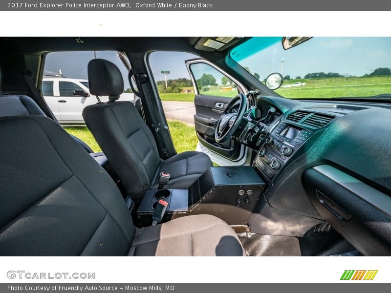Oxford White / Ebony Black 2017 Ford Explorer Police Interceptor AWD