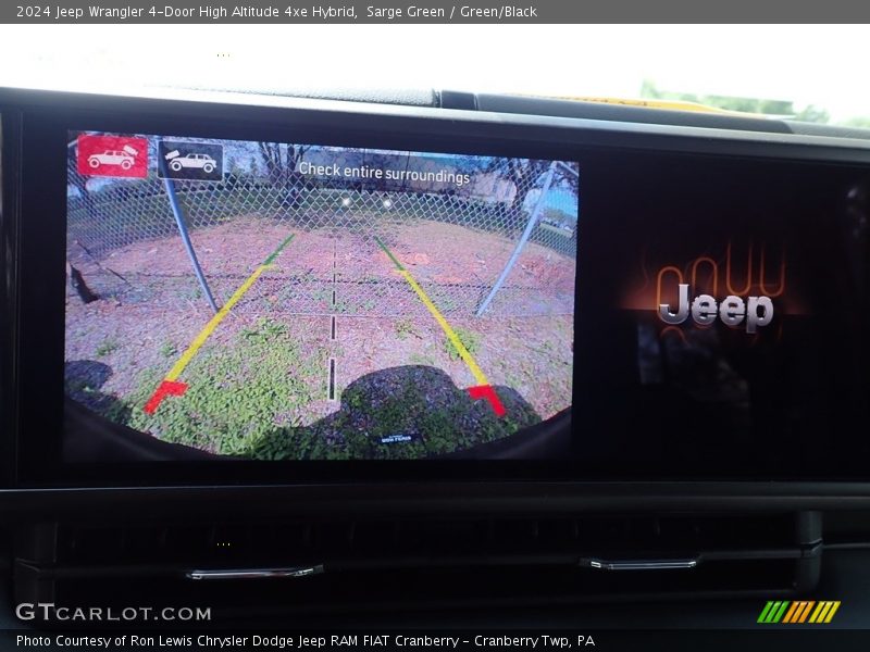 Sarge Green / Green/Black 2024 Jeep Wrangler 4-Door High Altitude 4xe Hybrid