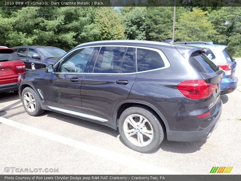 Dark Graphite Metallic / Black 2019 BMW X3 xDrive30i