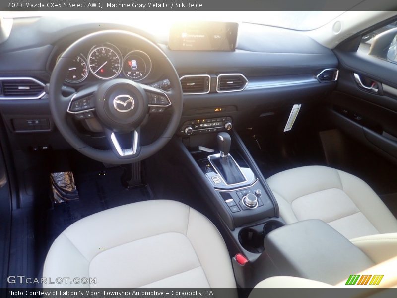 Machine Gray Metallic / Silk Beige 2023 Mazda CX-5 S Select AWD