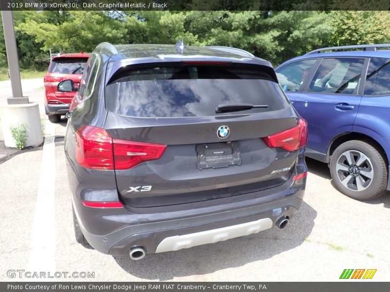 Dark Graphite Metallic / Black 2019 BMW X3 xDrive30i