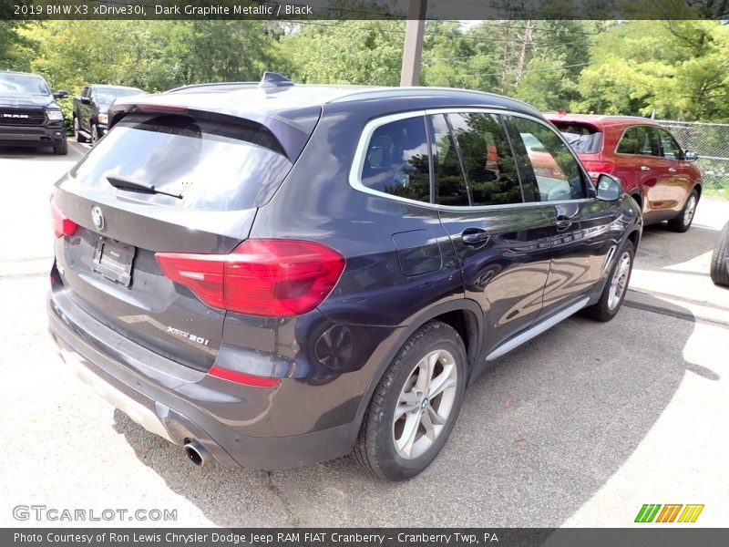 Dark Graphite Metallic / Black 2019 BMW X3 xDrive30i