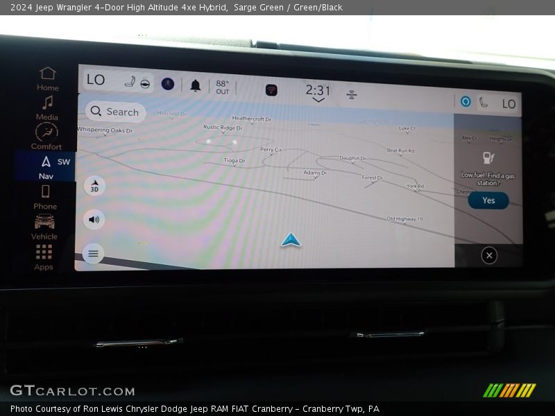Sarge Green / Green/Black 2024 Jeep Wrangler 4-Door High Altitude 4xe Hybrid
