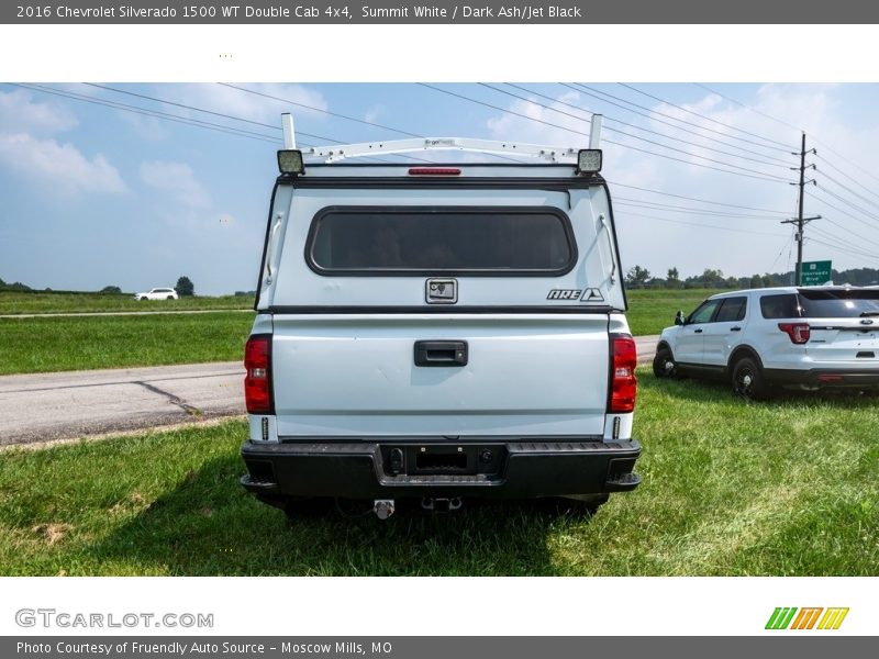 Summit White / Dark Ash/Jet Black 2016 Chevrolet Silverado 1500 WT Double Cab 4x4