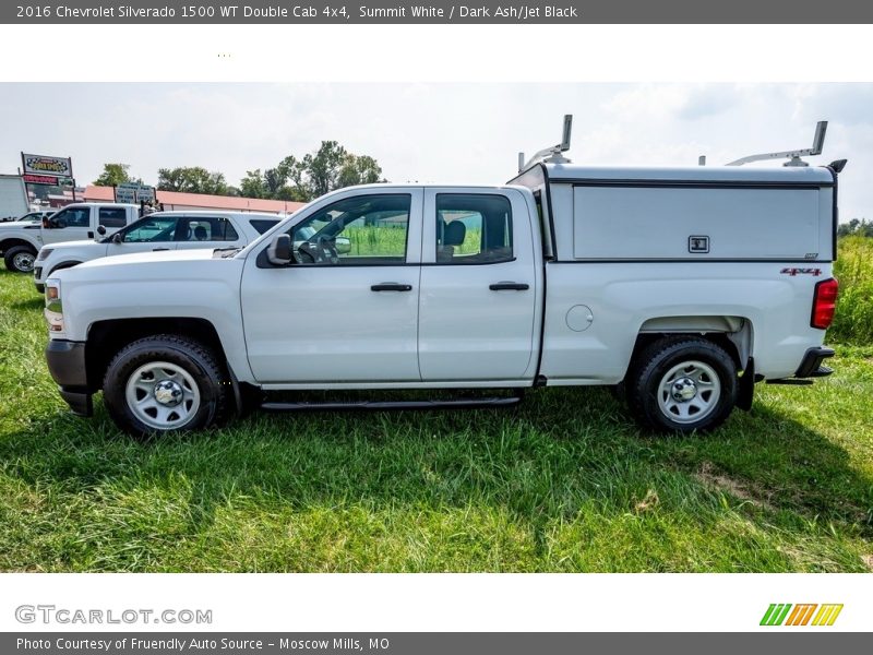 Summit White / Dark Ash/Jet Black 2016 Chevrolet Silverado 1500 WT Double Cab 4x4