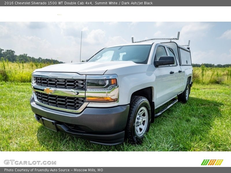 Summit White / Dark Ash/Jet Black 2016 Chevrolet Silverado 1500 WT Double Cab 4x4