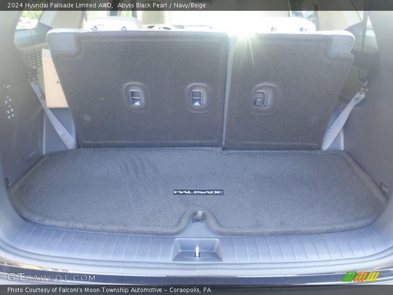 Abyss Black Pearl / Navy/Beige 2024 Hyundai Palisade Limited AWD