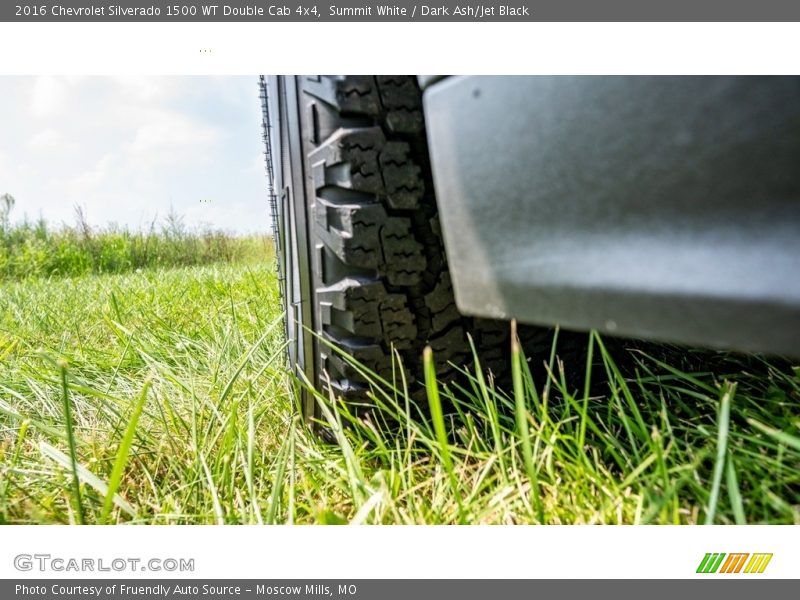 Summit White / Dark Ash/Jet Black 2016 Chevrolet Silverado 1500 WT Double Cab 4x4