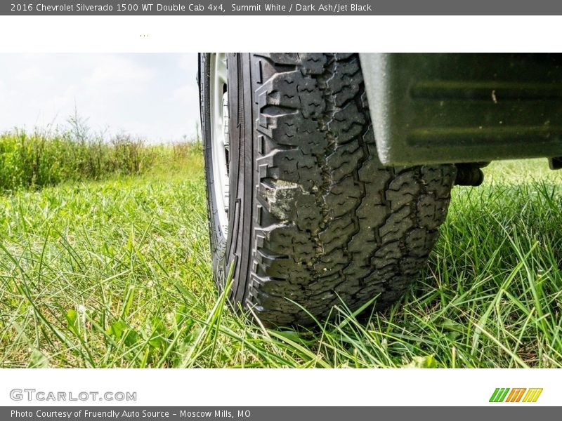 Summit White / Dark Ash/Jet Black 2016 Chevrolet Silverado 1500 WT Double Cab 4x4
