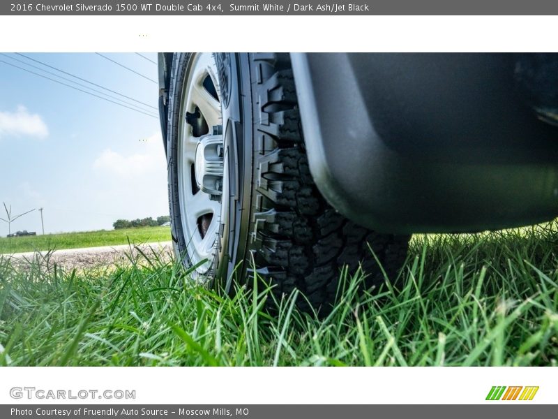 Summit White / Dark Ash/Jet Black 2016 Chevrolet Silverado 1500 WT Double Cab 4x4
