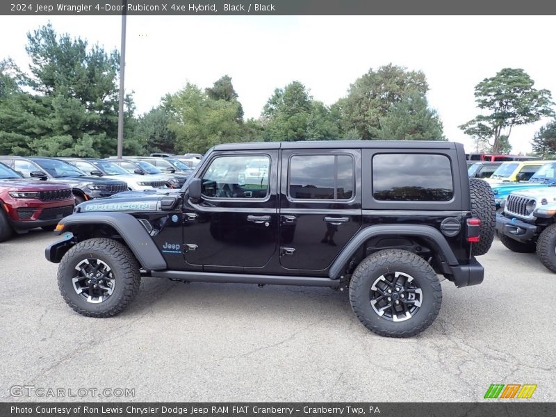  2024 Wrangler 4-Door Rubicon X 4xe Hybrid Black