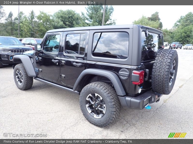 Black / Black 2024 Jeep Wrangler 4-Door Rubicon X 4xe Hybrid