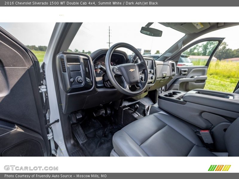  2016 Silverado 1500 WT Double Cab 4x4 Dark Ash/Jet Black Interior