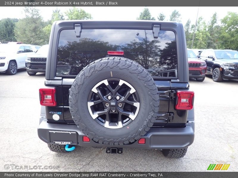 Black / Black 2024 Jeep Wrangler 4-Door Rubicon X 4xe Hybrid
