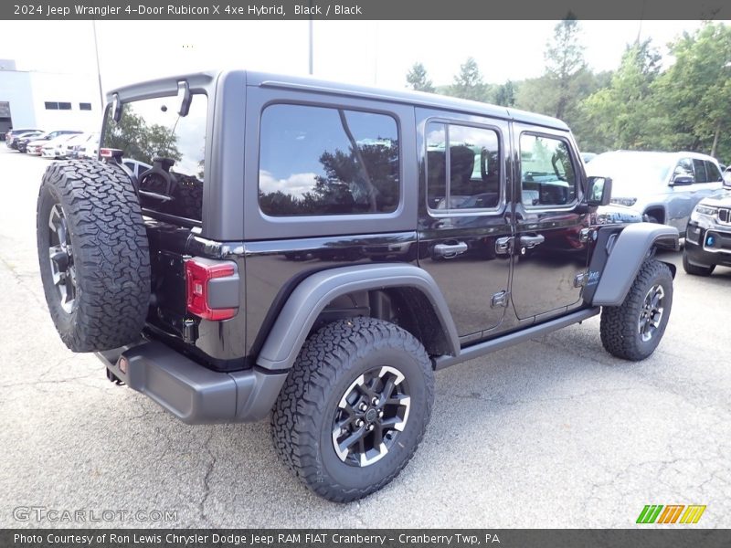 Black / Black 2024 Jeep Wrangler 4-Door Rubicon X 4xe Hybrid