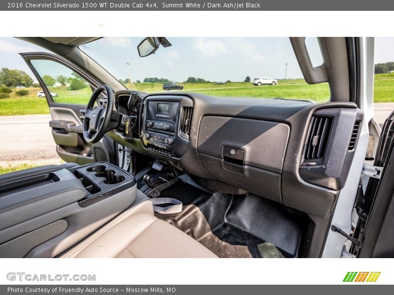Summit White / Dark Ash/Jet Black 2016 Chevrolet Silverado 1500 WT Double Cab 4x4