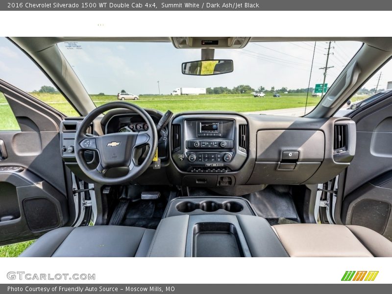 Dashboard of 2016 Silverado 1500 WT Double Cab 4x4
