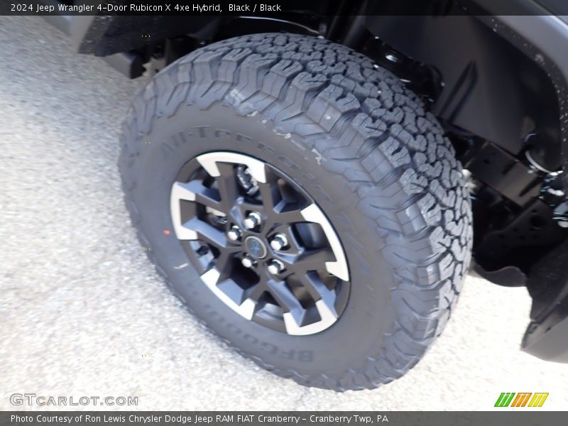 Black / Black 2024 Jeep Wrangler 4-Door Rubicon X 4xe Hybrid