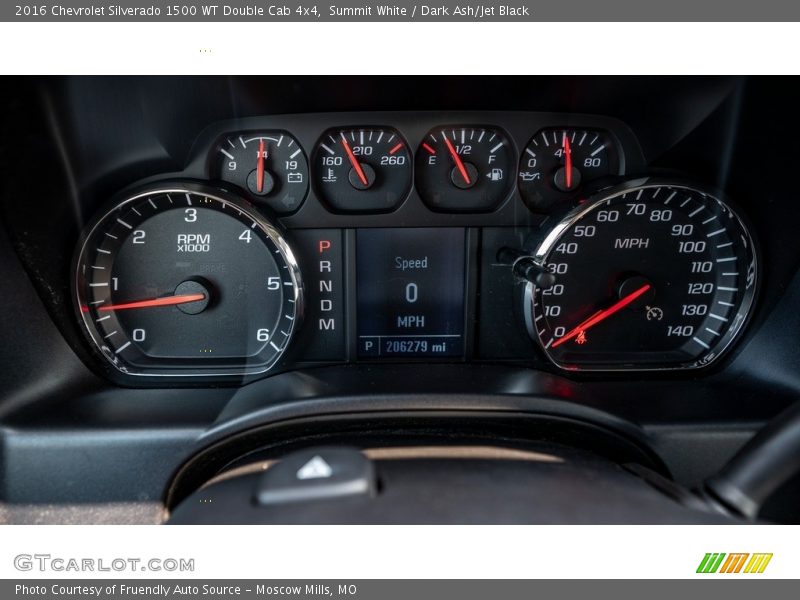  2016 Silverado 1500 WT Double Cab 4x4 WT Double Cab 4x4 Gauges