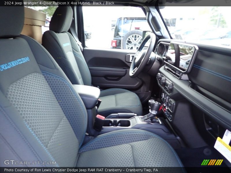 Black / Black 2024 Jeep Wrangler 4-Door Rubicon X 4xe Hybrid
