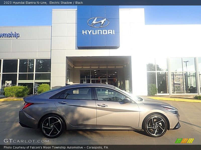 Electric Shadow / Black 2023 Hyundai Elantra N-Line