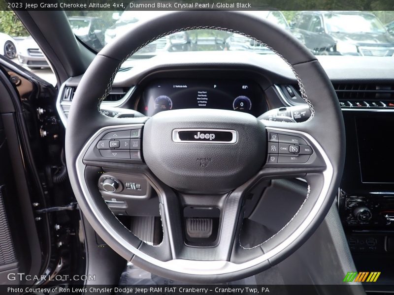 Diamond Black Crystal Pearl / Global Black 2023 Jeep Grand Cherokee Altitude 4x4