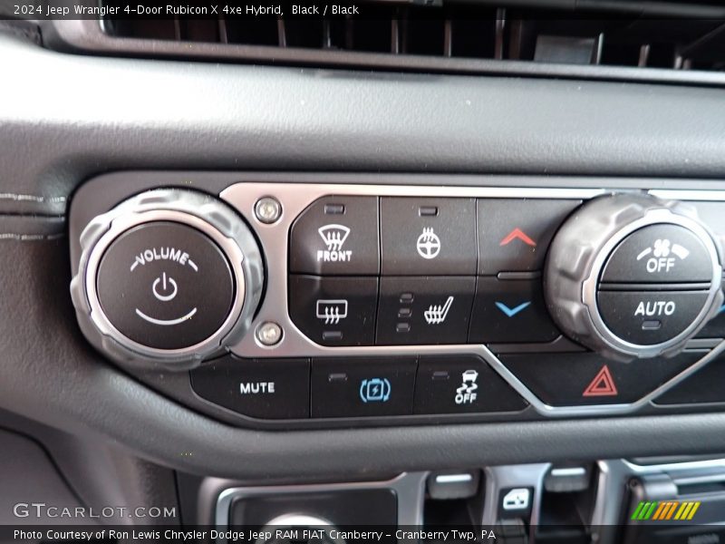 Controls of 2024 Wrangler 4-Door Rubicon X 4xe Hybrid