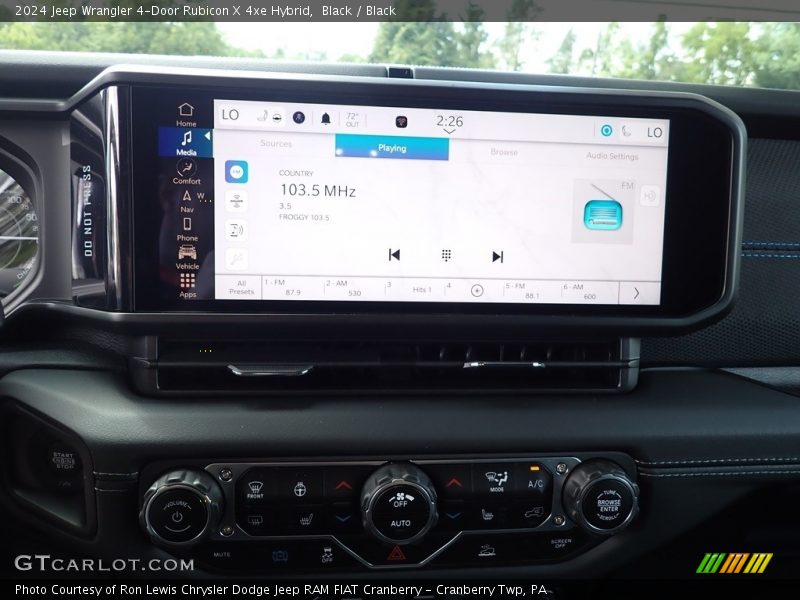 Black / Black 2024 Jeep Wrangler 4-Door Rubicon X 4xe Hybrid