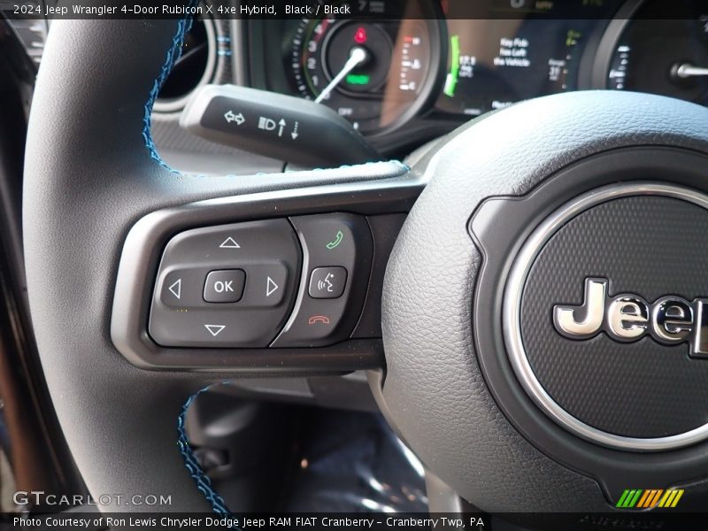 Black / Black 2024 Jeep Wrangler 4-Door Rubicon X 4xe Hybrid