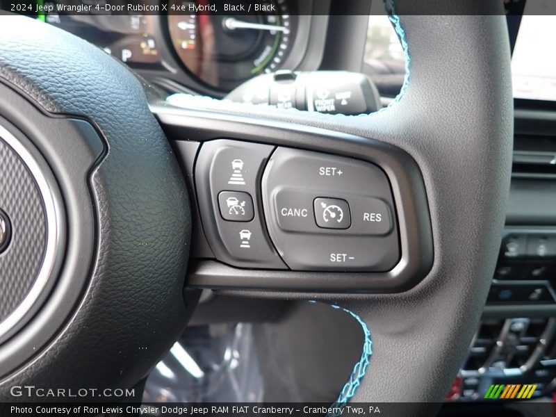 Black / Black 2024 Jeep Wrangler 4-Door Rubicon X 4xe Hybrid